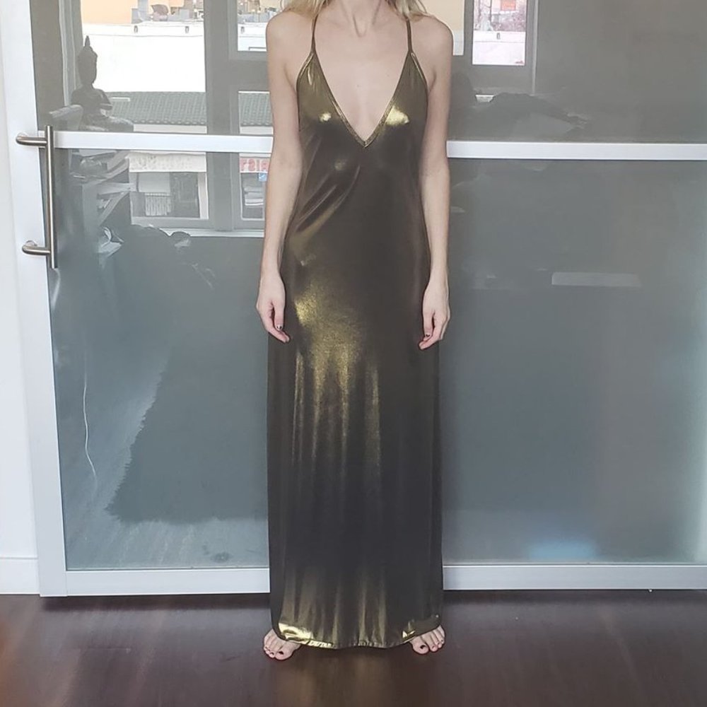 Gold Iridescent Dress